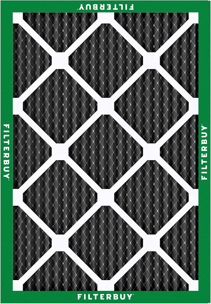 Filterbuy 14x18x1 Air Filter MERV 10 Odor & Allergy Defense