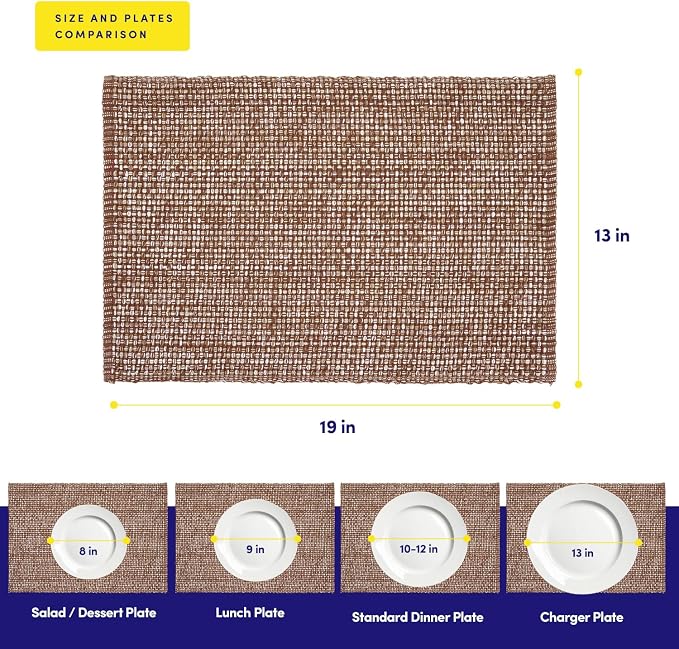 Sweet Home Collection 100% Cotton Placemats