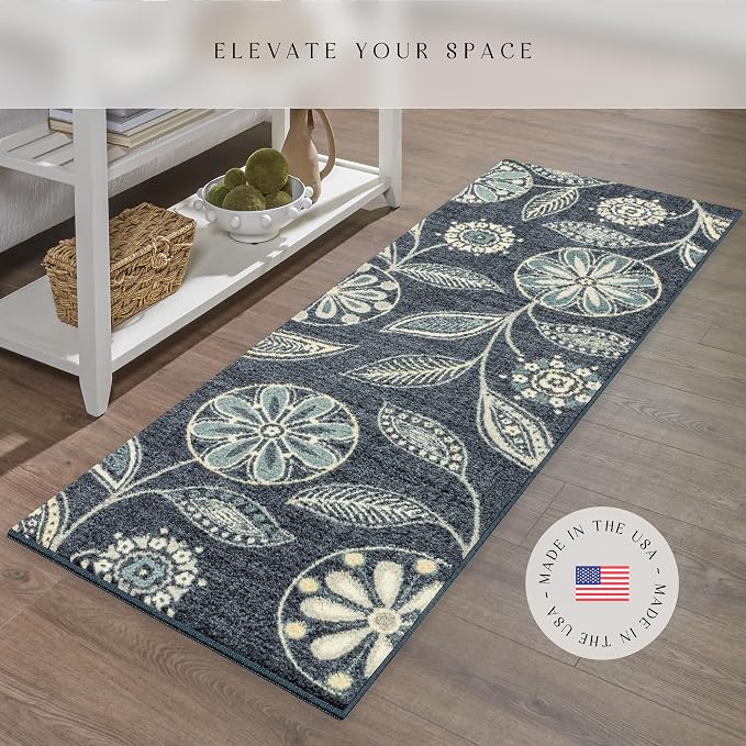 Maples Rugs Reggie Floral Runner Rug