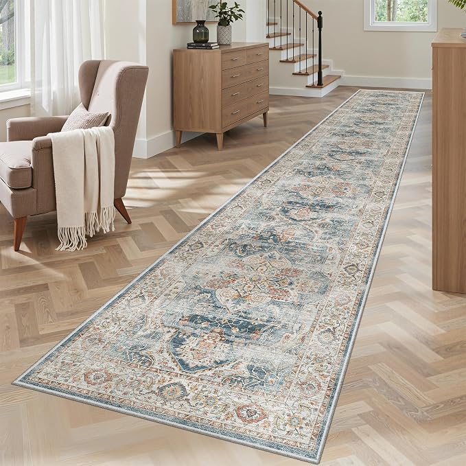 Madane Hallway Runner Rug 2x12, Extra Long Washable Runner Rugs