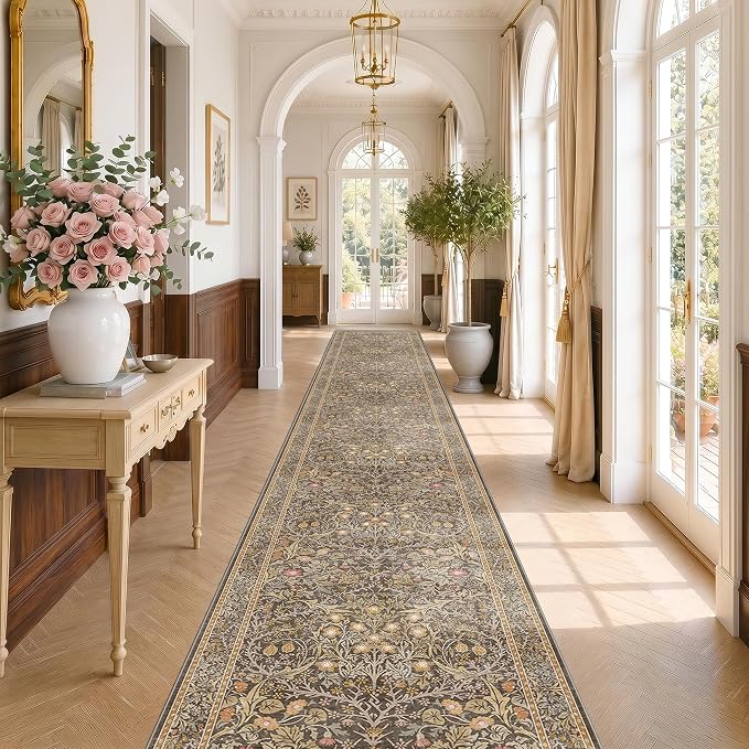 Washable 3x20 Extra Long Runner Rug