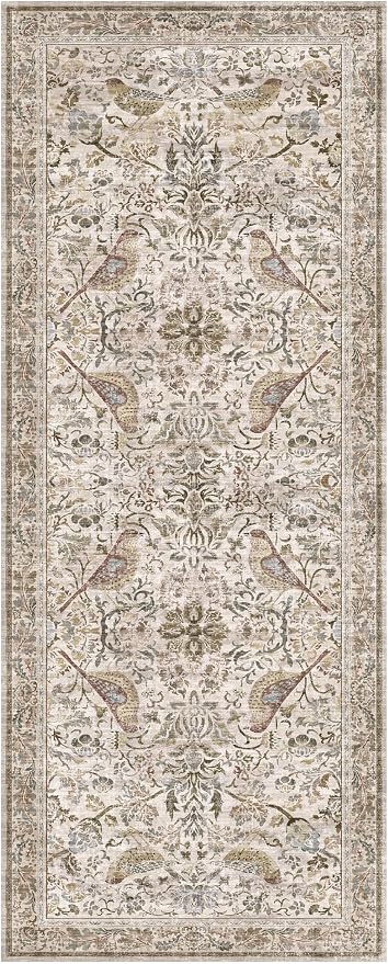 Hazo Haus Boho Moss 2x5 Laundry Room Rug