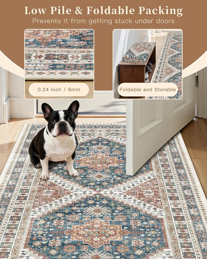 Madane Washable Runner Rug