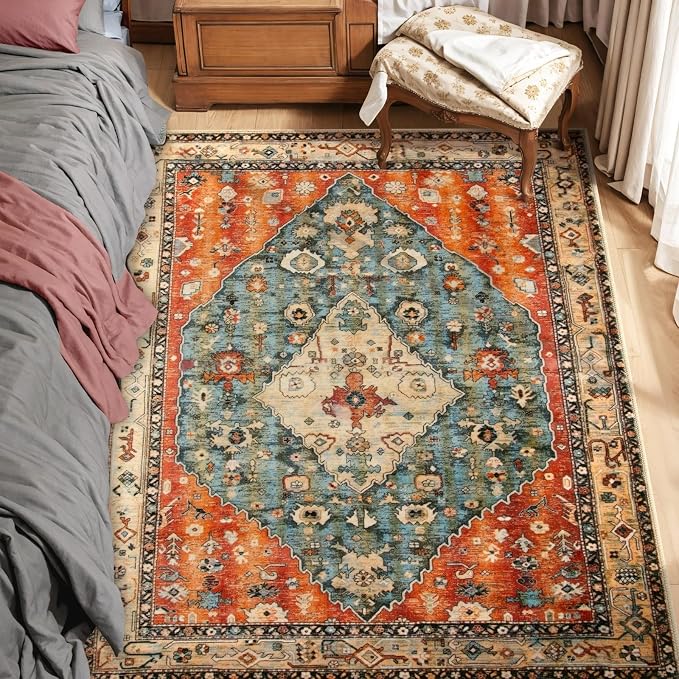 SERISSA Area Rug 3x5 Boho Tribal Rugs