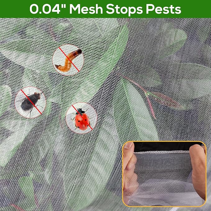 9.8 x 9.8 ft Large Fruit Tree Netting Cover