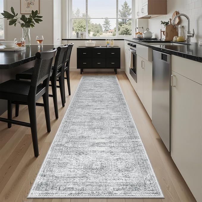 Soalmost Runner Rug 2'x8' Washable Non-Slip Runner Rugs