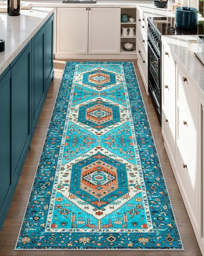 SERISSA Boho Washable Runner Rug