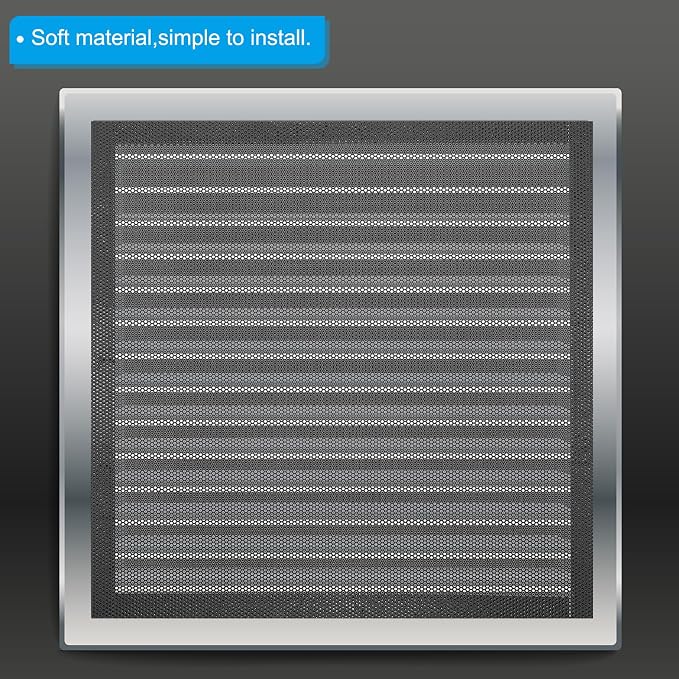 PATIKIL 4"x8" Magnetic Vent Cover, 6 Pack Floor Wall Air Registers Cover Strong