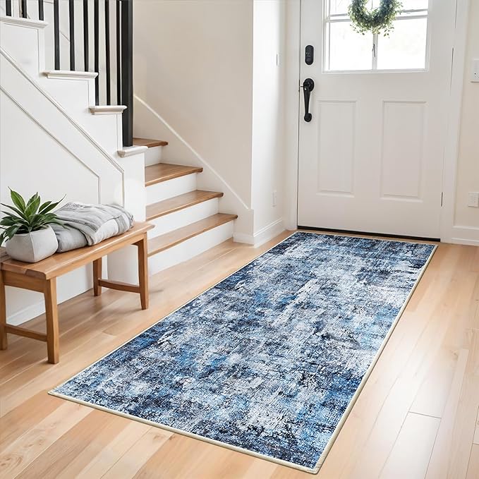 3x6 Washable Wide Runner Rug – Non-Slip Floor Carpet Runner