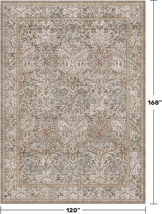 Washable 10x14 Living Room Rug