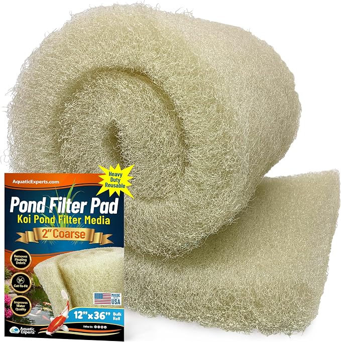 Aquatic Experts Cream COARSE Pond Filter Pad
