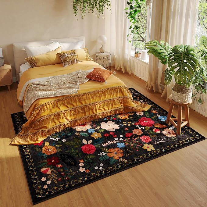 Rugcomf Area Rugs 8x10 Rug for Living Room Clearance Washable Boho Area Rug Non