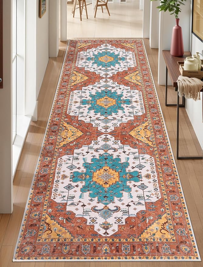 SERISSA Boho Washable Runner Rug