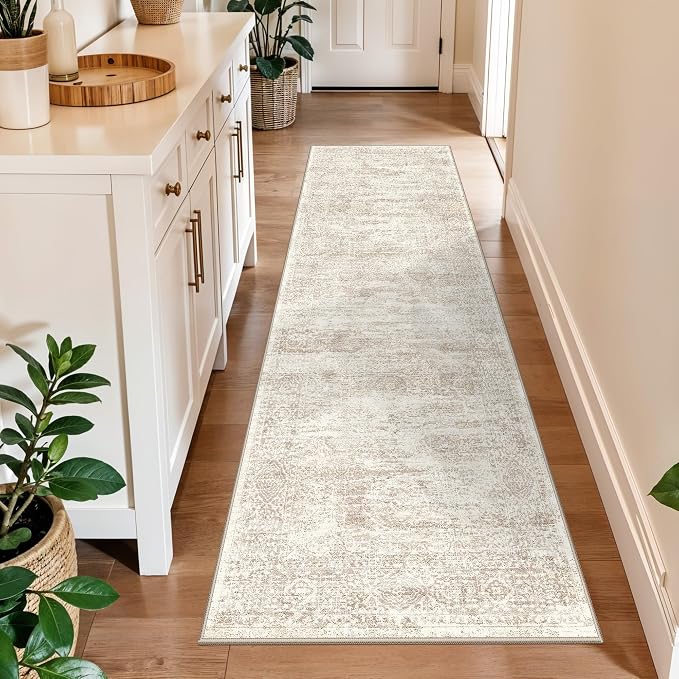 2x8 Runner Rug Washable Hallway: Non Slip Kitchen Runners