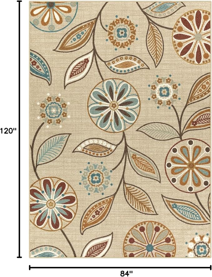 Maples Rugs Reggie Floral Area Rug