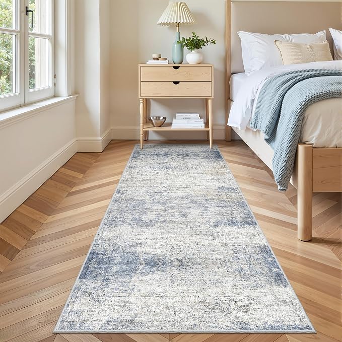 3x8 Runner Rug Non Slip Washable