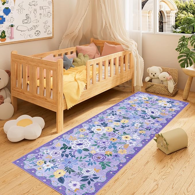 DUKINO 2x6 Runner Rug for Hallway, Washable Kitchen Rug