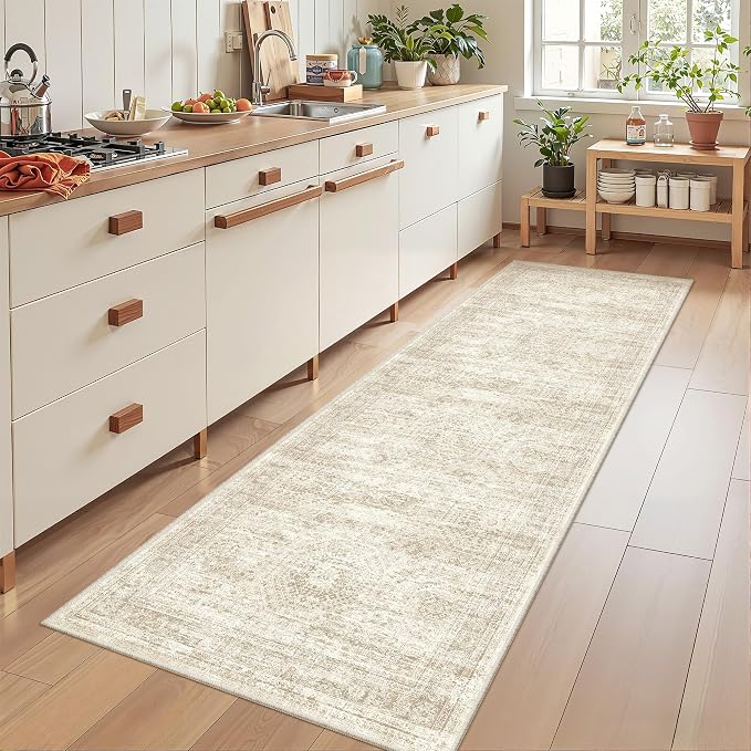 2x7 Runner Rug Non Slip, Thin Entryway Washable Rug