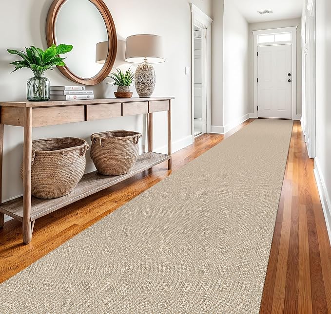 EARTHALL Runner Rug 3x20 Ft Washable Runners
