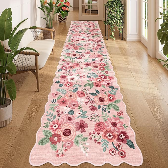 DUKINO Washable 2.6x12 Runner Rug