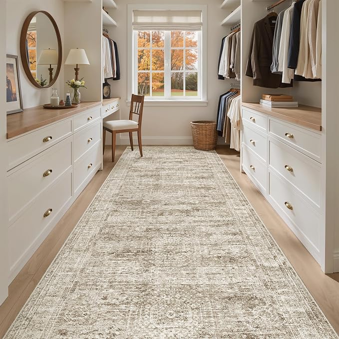 Soalmost 4x12 Wide Hallway Runners: Washable 12ft Runner Rug