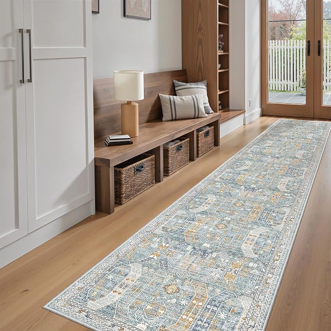 Madane Hallway Runner Rug 2x12, Extra Long Washable Runner Rugs