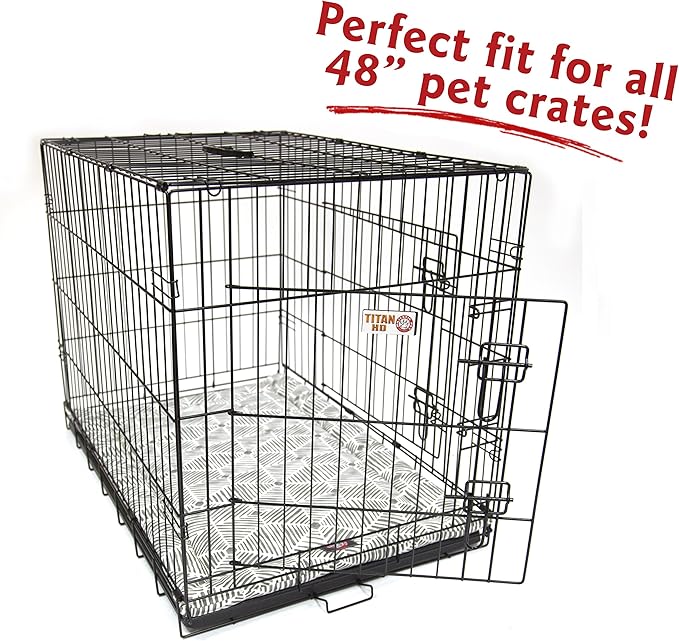 48" Charlie Gray Crate Dog Bed Mat By Majestic Pet Products