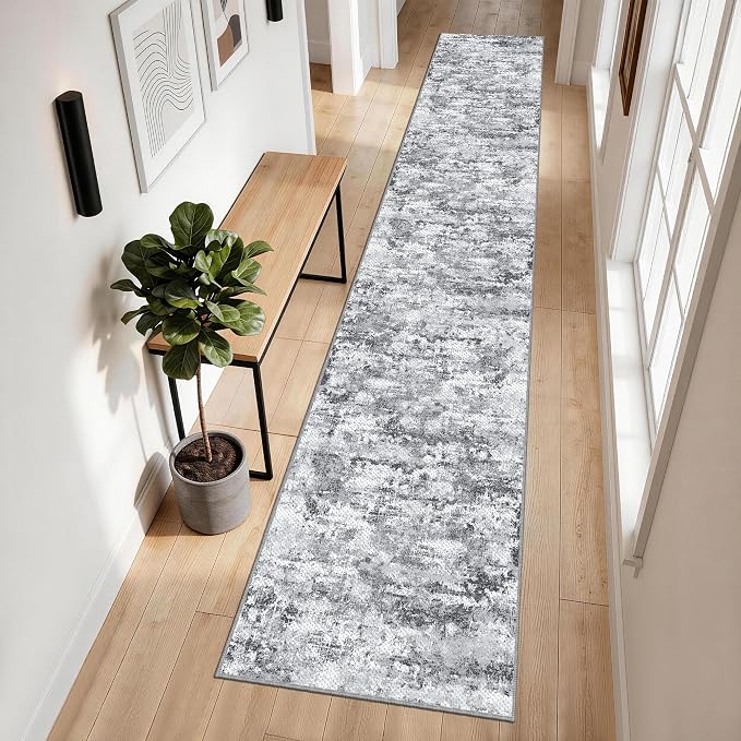 Washable Carpet Runners for Hallway 14ft-Non Slip Floor Runners for Dogs