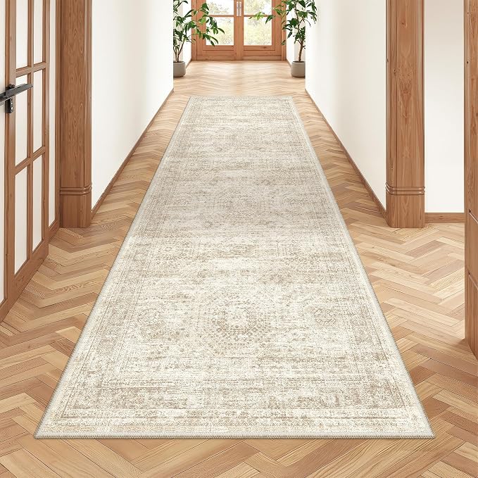 2x7 Runner Rug Non Slip, Thin Entryway Washable Rug