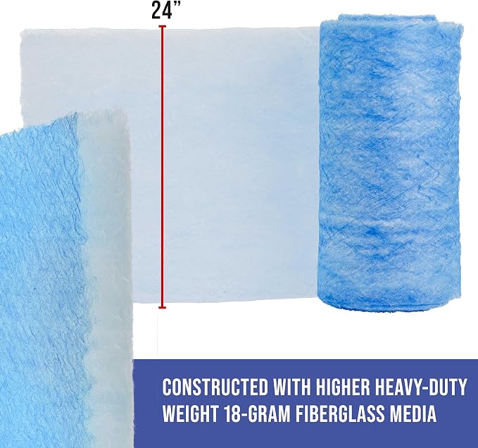Master Airbrush Elite Paint Spray Booth Exhaust Filter Roll 24" x 100'