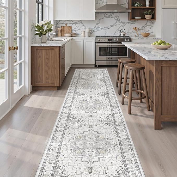 Madane Runner Rugs for Hallway 2x10 Long Washable Non-Slip Hallway Runner Rug