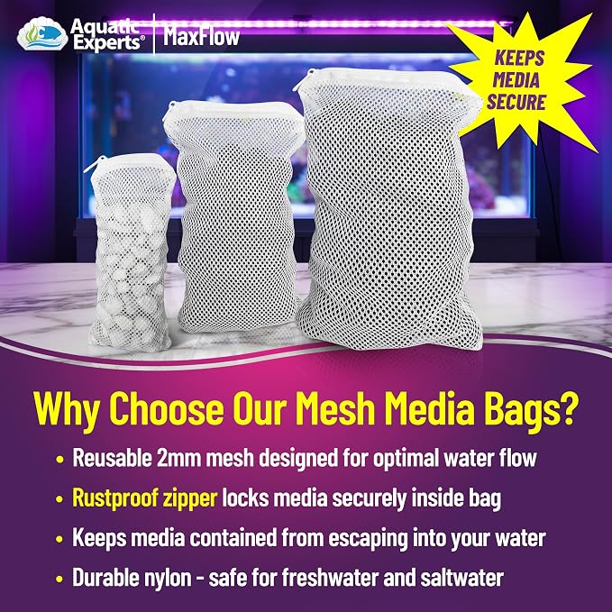 Aquatic Experts Max Flow Filter Media Bags