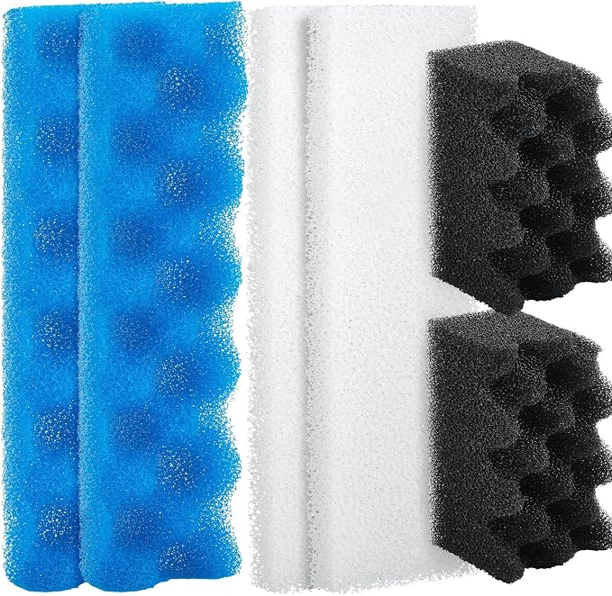 6 Pcs Aquarium Filters Bio Sponge Sets Compatible