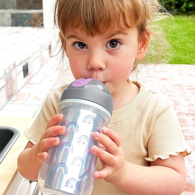 Chicco Insulated Straw Sippy Cup 12+ Months, 9oz Toddler Training Cup