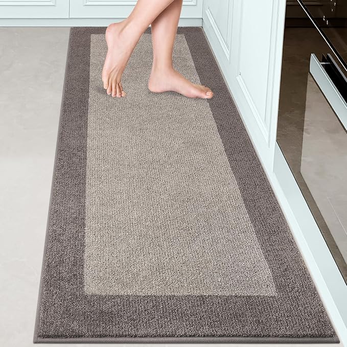 Machine Washable Kitchen Rug 24" x 70", Non Slip Kitchen Mat