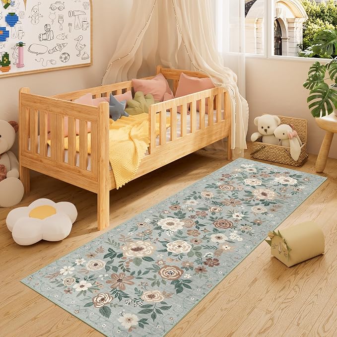 DUKINO 2x6 Runner Rug for Hallway, Washable Kitchen Runner Rug