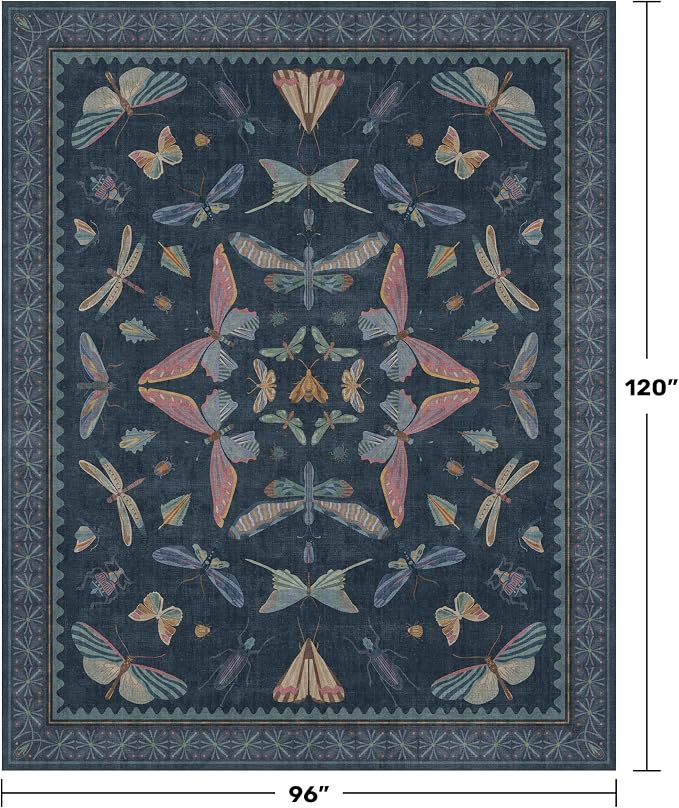 8x10 Large Farmhouse Rugs for Living Room
