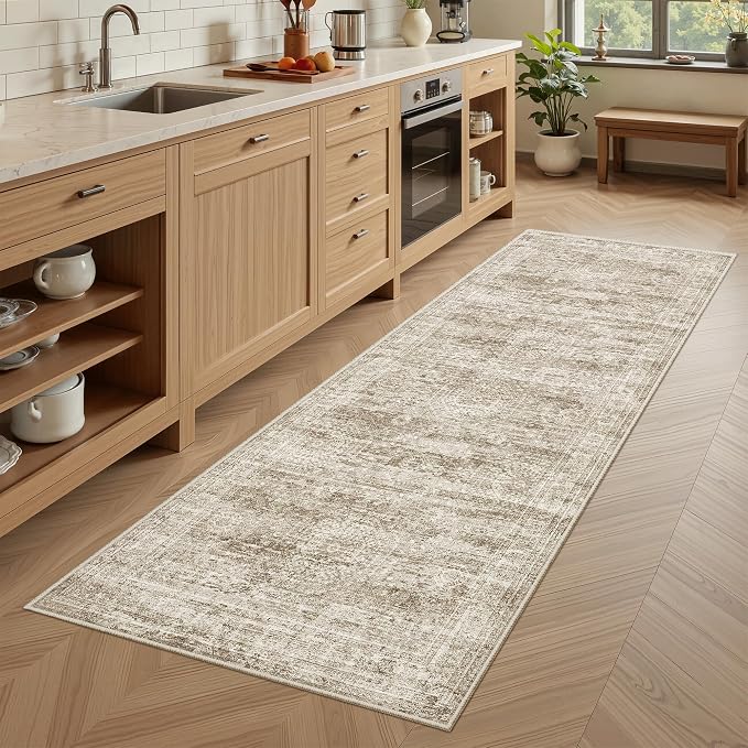 Soalmost Runner Rug 2x5 Washable Non-Slip Kitchen Runner Rugs