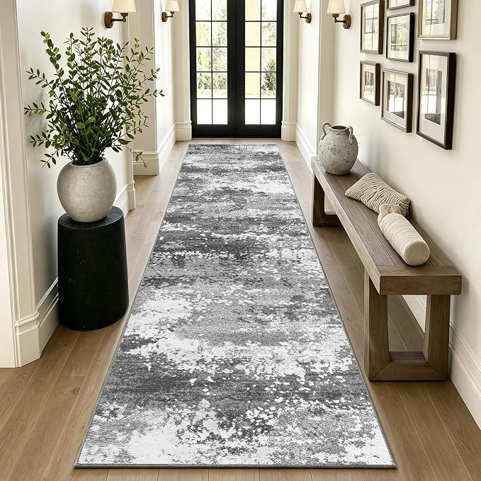 12 FT Extra Long Runner Rug for Hallway Washable, 2.6x12 Large Kitchen Floor