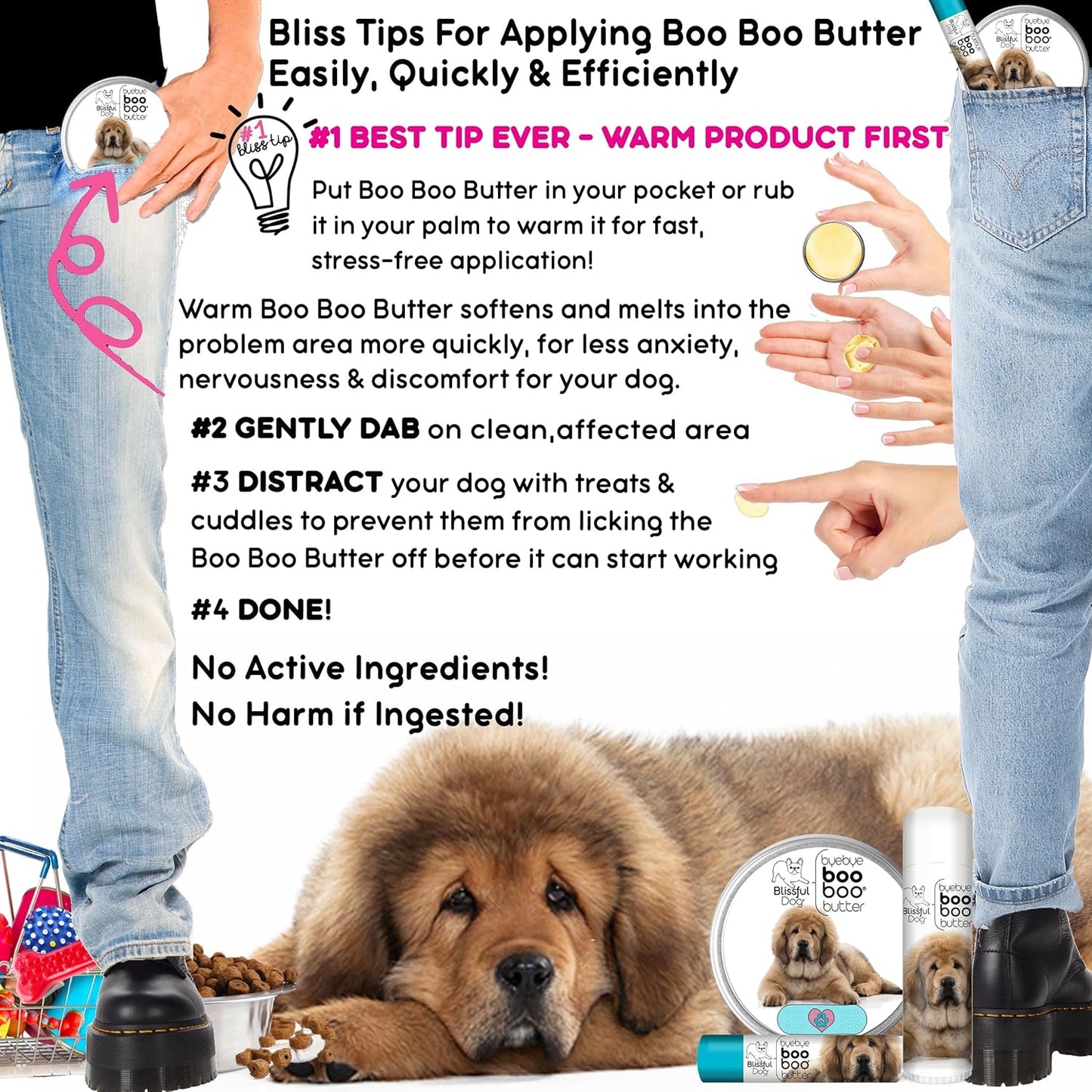 Tibetan Mastiff Boo Boo Butter, 0.15-Ounce