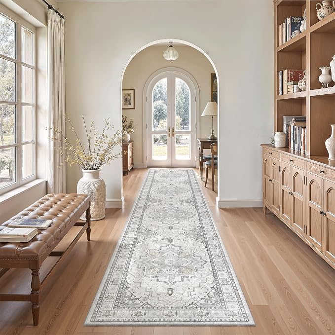 Madane Runner Rugs for Hallway 2x10 Long Washable Non-Slip Hallway Runner Rug