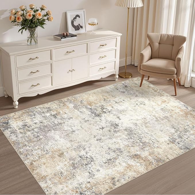 UERMEI 4x6 Area Rug Living Room Rugs