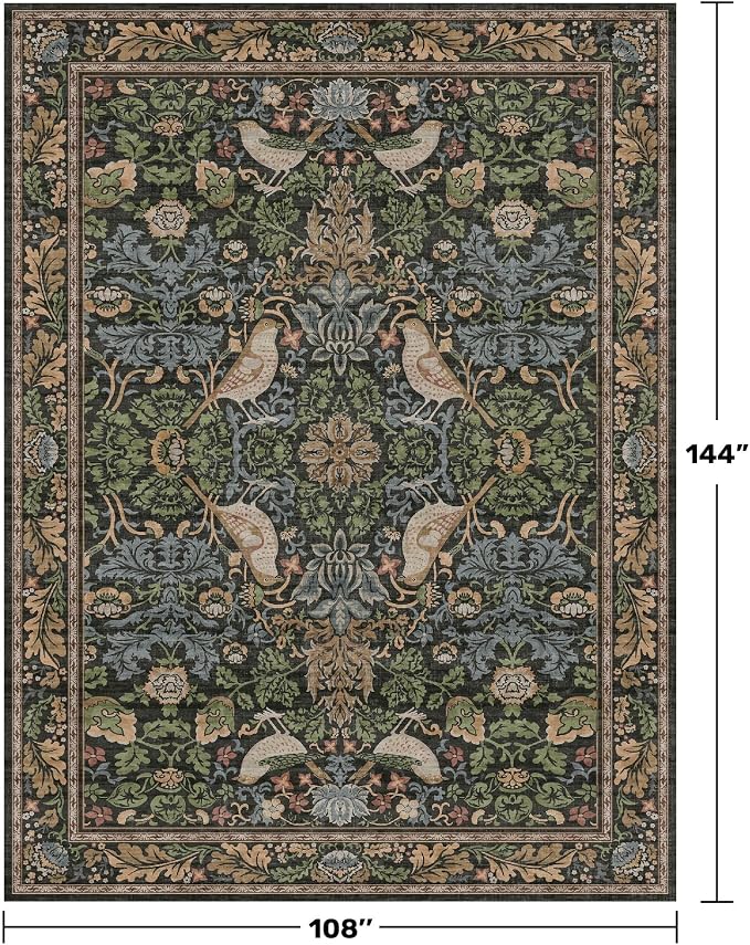 Vintage 9x12 Dining Room Rugs for Under Table