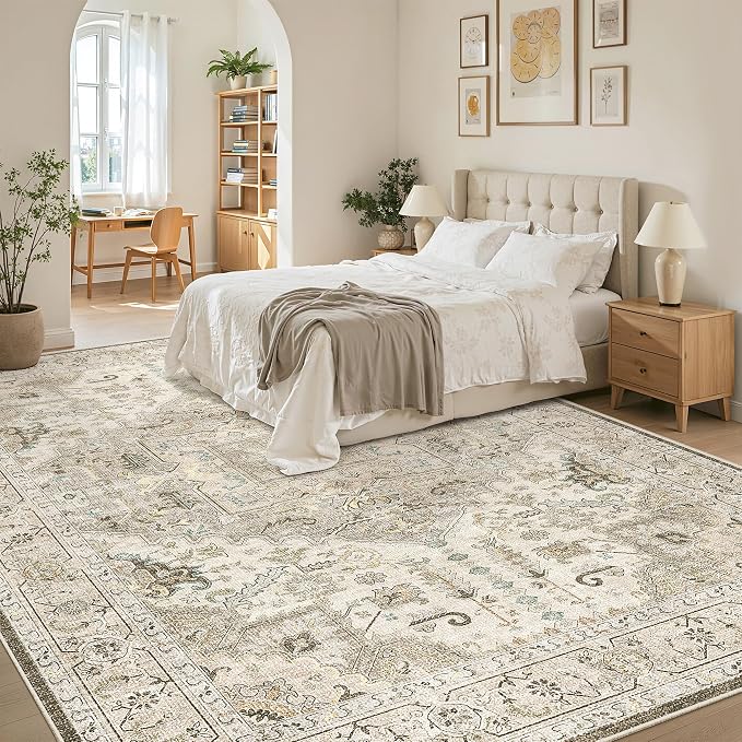 Madane Washable Rug 8x10 Area Rugs