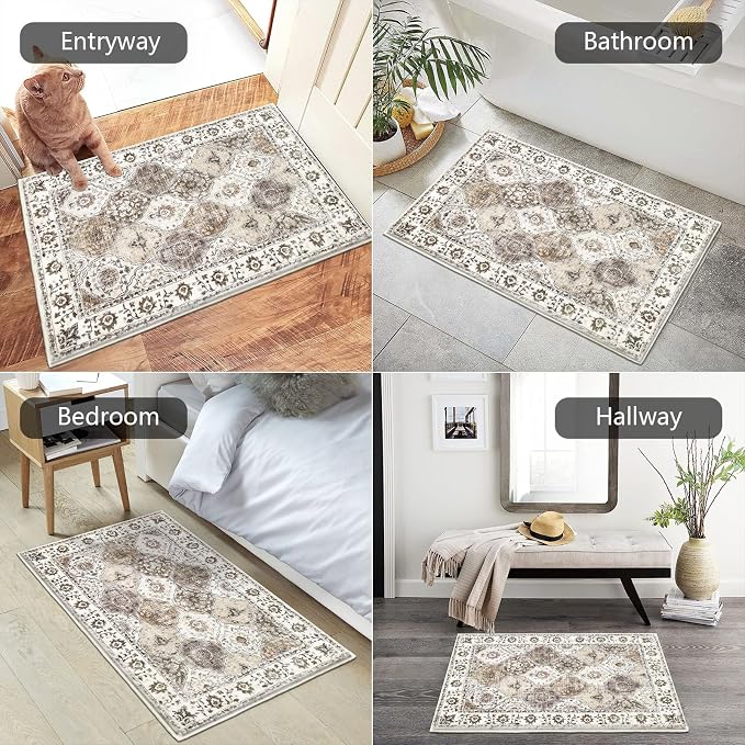 HEBE Washable Area Rug
