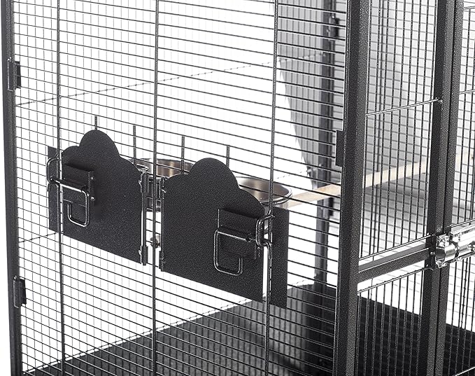 Prevue Pet Products 3352BLK Park Plaza Bird Cage, Black Hammertone, Large