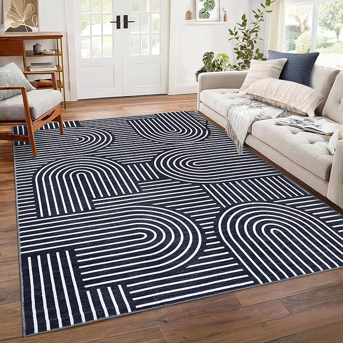 ROYHOME Washable Rug 8x10 Area Rugs