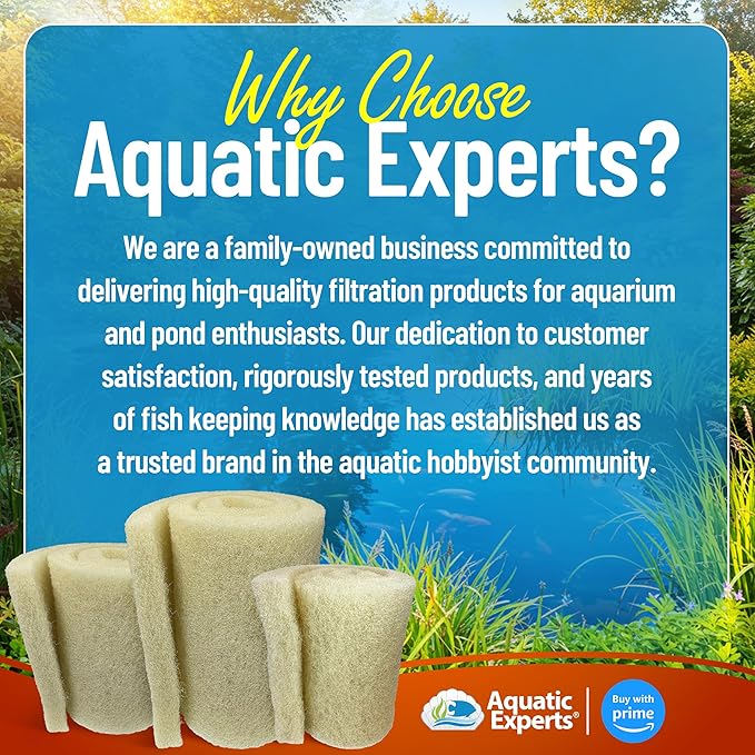 Aquatic Experts Cream COARSE Pond Filter Pad