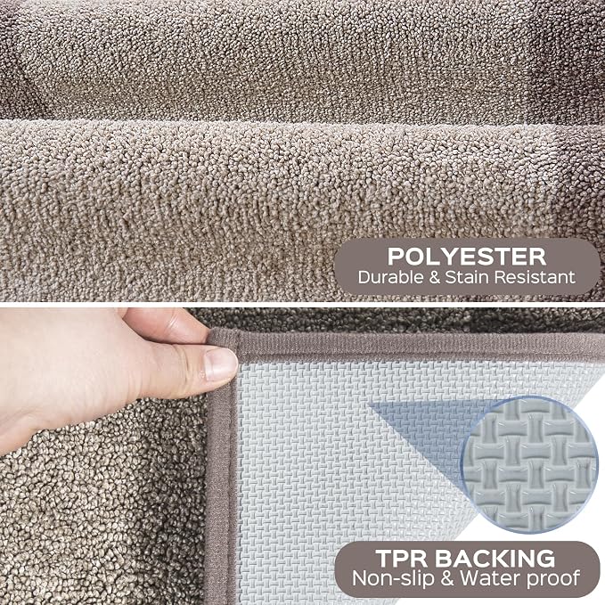 Machine Washable Kitchen Rug 24" x 84", Non Slip Kitchen Mat