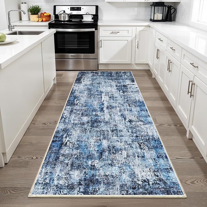 3x6 Washable Wide Runner Rug – Non-Slip Floor Carpet Runner